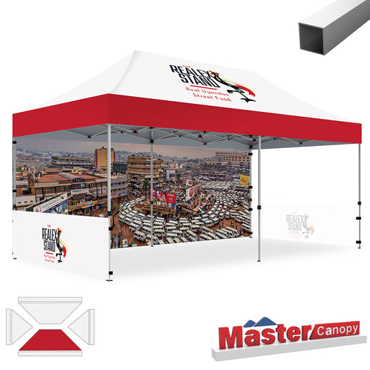 Commercial Series- Custom Canopy 10x20 Deluxe Easy Pop-up Personalized Tent
