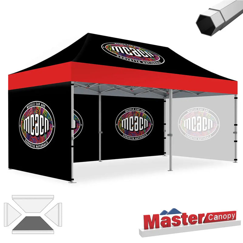 Load image into Gallery viewer, Premium+ Series Custom Canopy Tent 10x20 Heavy Duty Pop‑up Personalized
