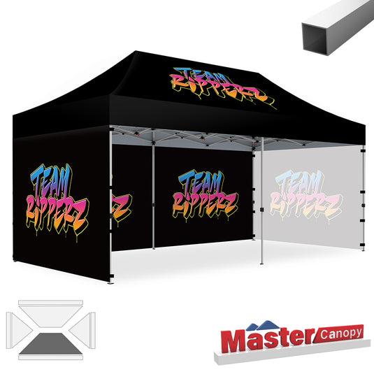 Commercial Series- Custom Canopy 10x20 Deluxe Easy Pop-up Personalized Tent