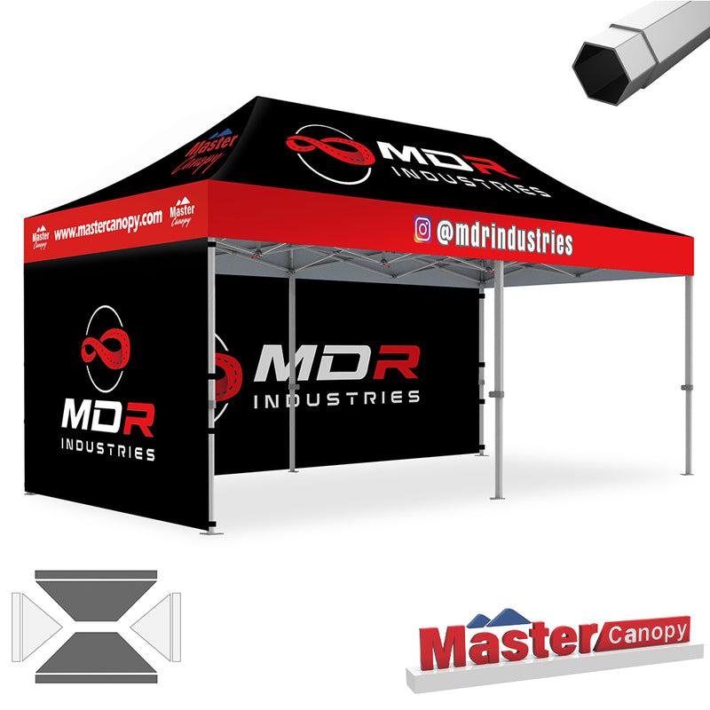 Load image into Gallery viewer, Custom Canopy Tent 10x10/10x15/10x20 Brand Union (Commercial &amp; Premium+)
