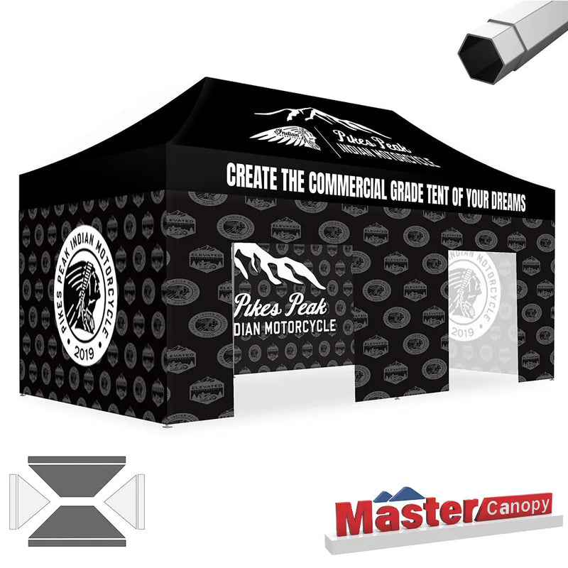 Load image into Gallery viewer, Premium+ Series Custom Canopy Tent 10x20 Heavy Duty Pop‑up Personalized
