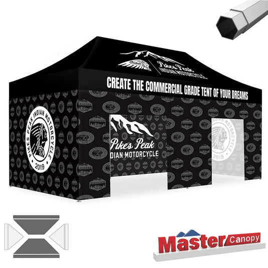 Premium+ Series Custom Canopy Tent 10x20 Heavy Duty Pop‑up Personalized