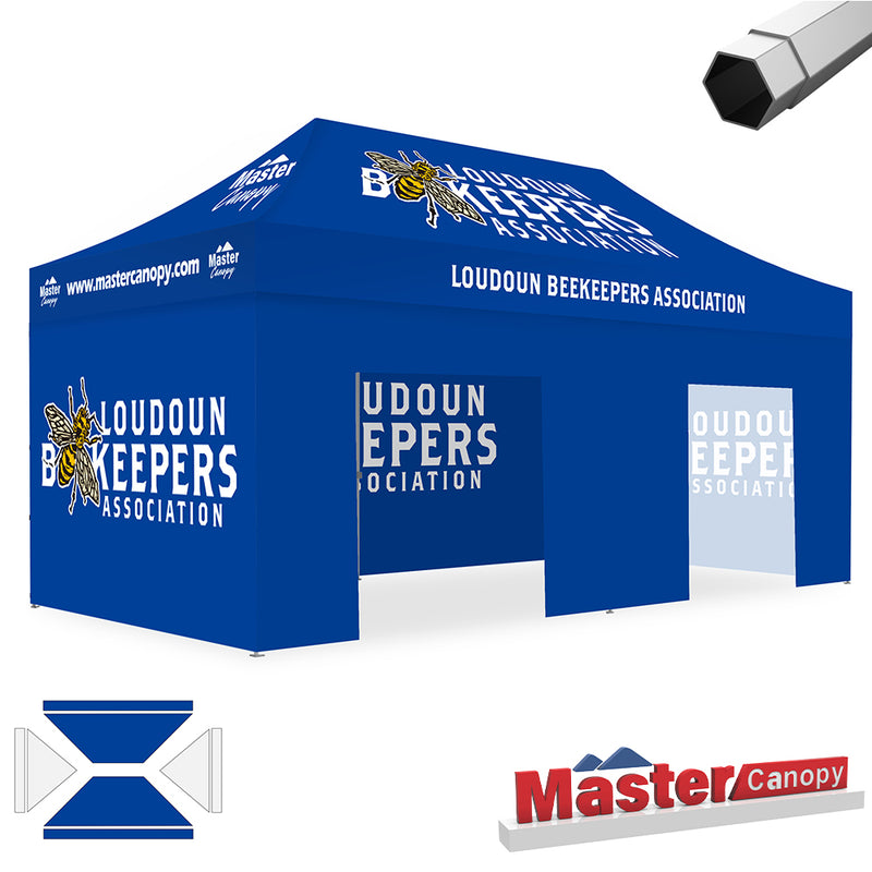 Load image into Gallery viewer, Custom Canopy Tent 10x10/10x15/10x20 Brand Union (Commercial &amp; Premium+)
