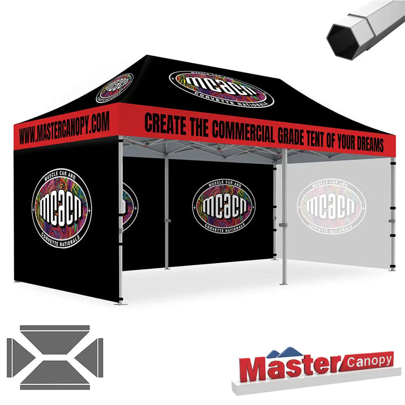 Load image into Gallery viewer, Premium+ Series Custom Canopy Tent 10x20 Heavy Duty Pop‑up Personalized

