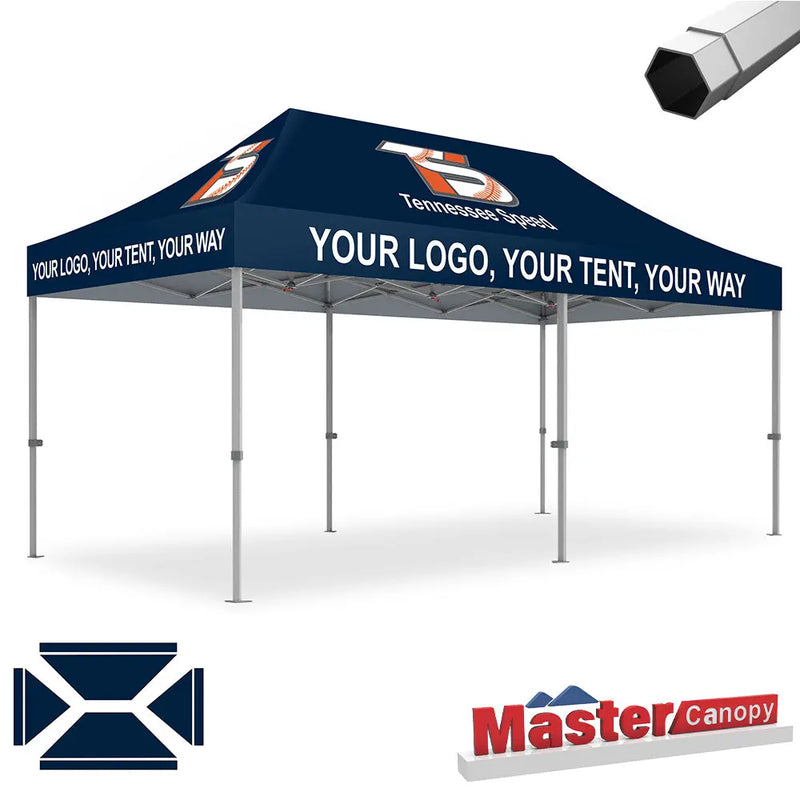 Load image into Gallery viewer, Premium+ Series Custom Canopy Tent 10x20 Heavy Duty Pop‑up Personalized
