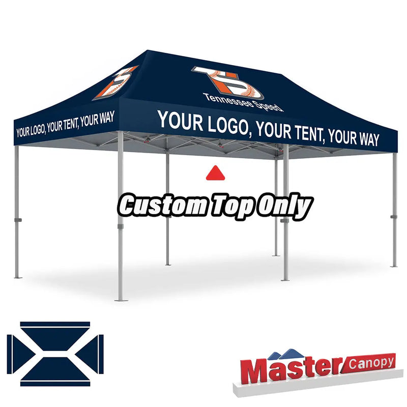 Load image into Gallery viewer, Custom Pop‑up Canopy Tent Top Only – 8x8, 10x10, 10x15, 10x20
