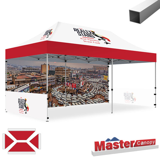 Commercial Series- Custom Canopy 10x20 Deluxe Easy Pop-up Personalized Tent