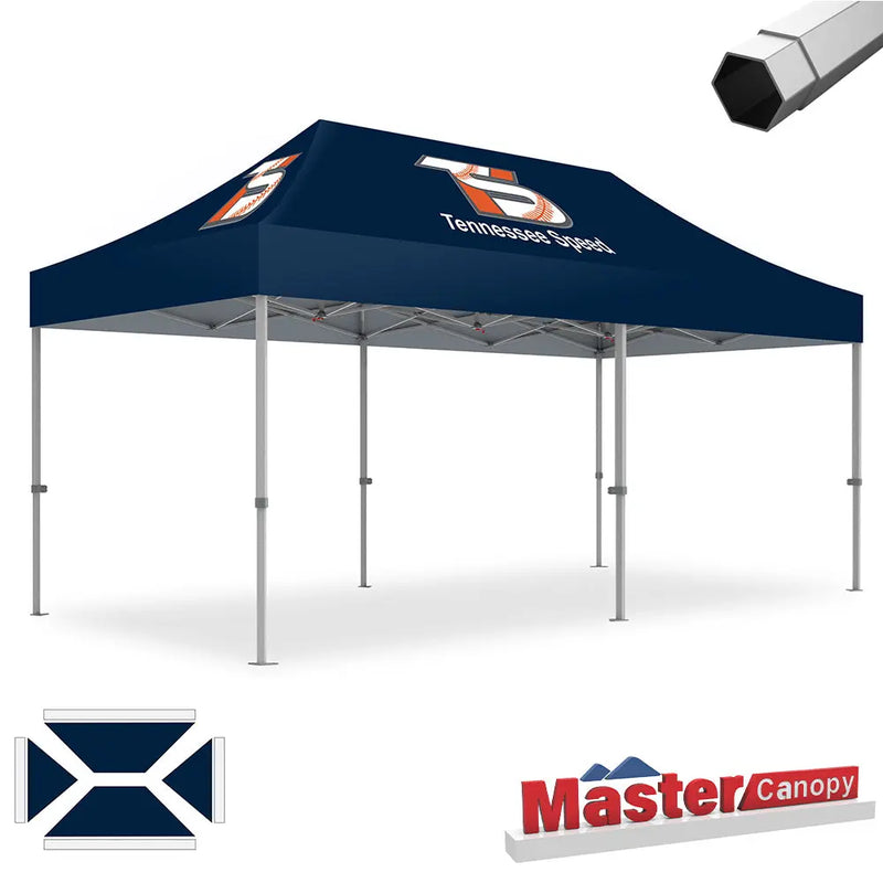 Load image into Gallery viewer, Premium+ Series Custom Canopy Tent 10x20 Heavy Duty Pop‑up Personalized
