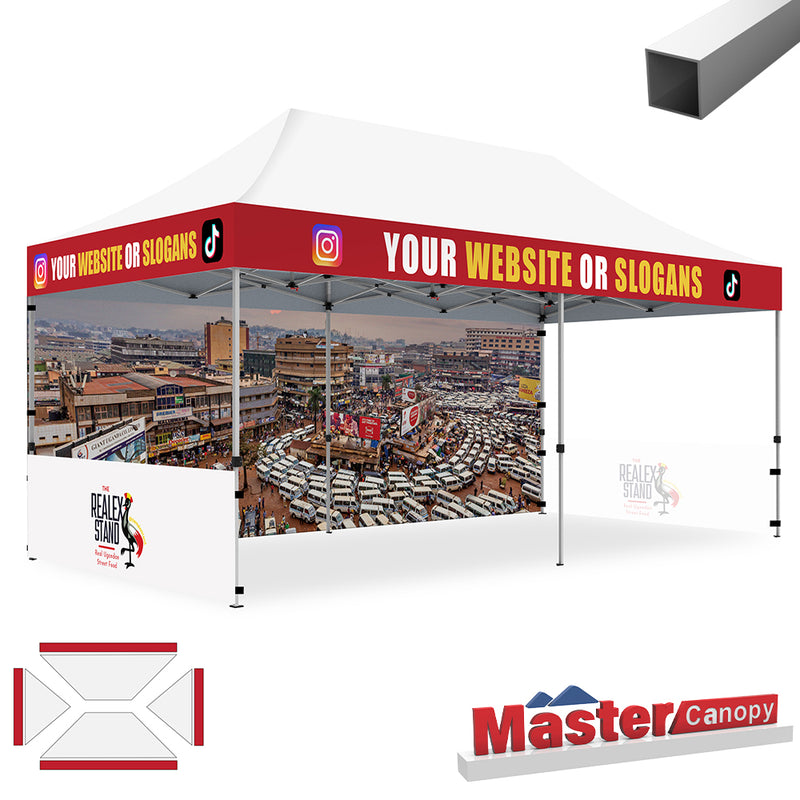 Load image into Gallery viewer, Commercial Series- Custom Canopy 10x20 Deluxe Easy Pop-up Personalized Tent
