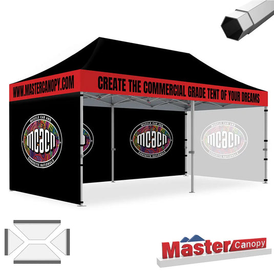 Premium+ Series Custom Canopy Tent 10x20 Heavy Duty Pop‑up Personalized