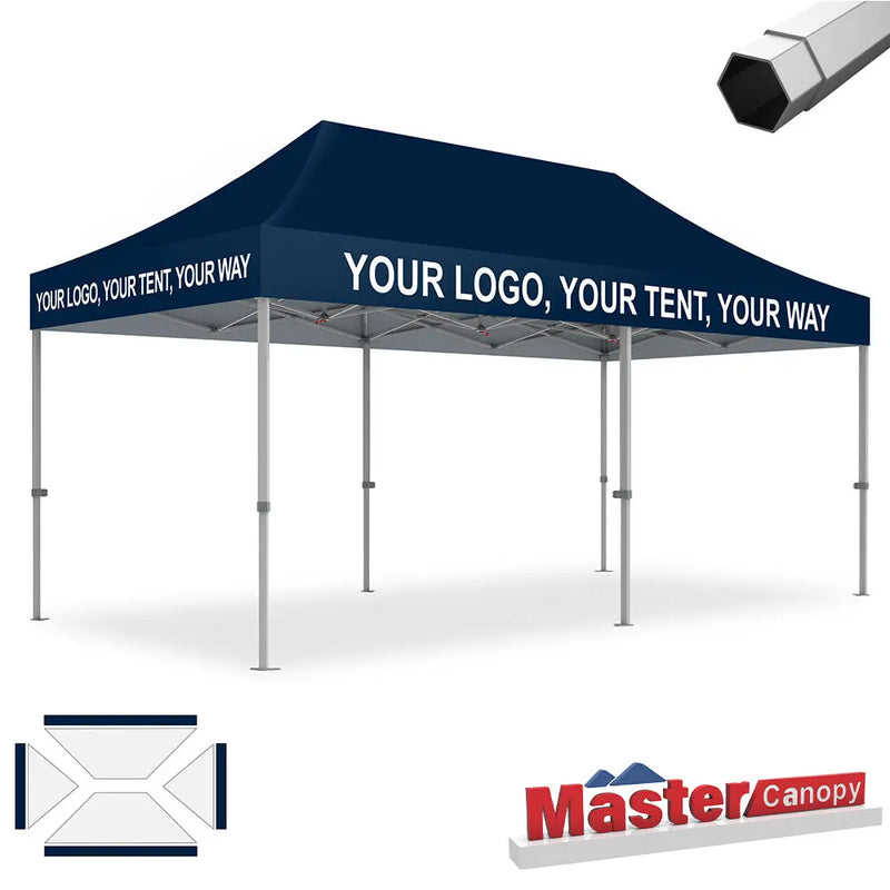 Load image into Gallery viewer, Premium+ Series Custom Canopy Tent 10x20 Heavy Duty Pop‑up Personalized
