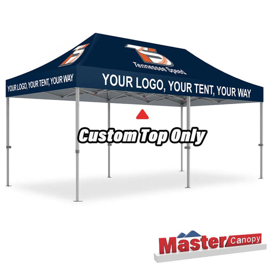 Custom Pop‑up Canopy Tent Top Only – 8x8, 10x10, 10x15, 10x20