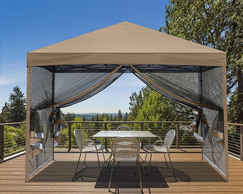 Load image into Gallery viewer, Leisure Sports 10x10 Pop-Up Easy Setup Outdoor Canopy with Netting-CA
