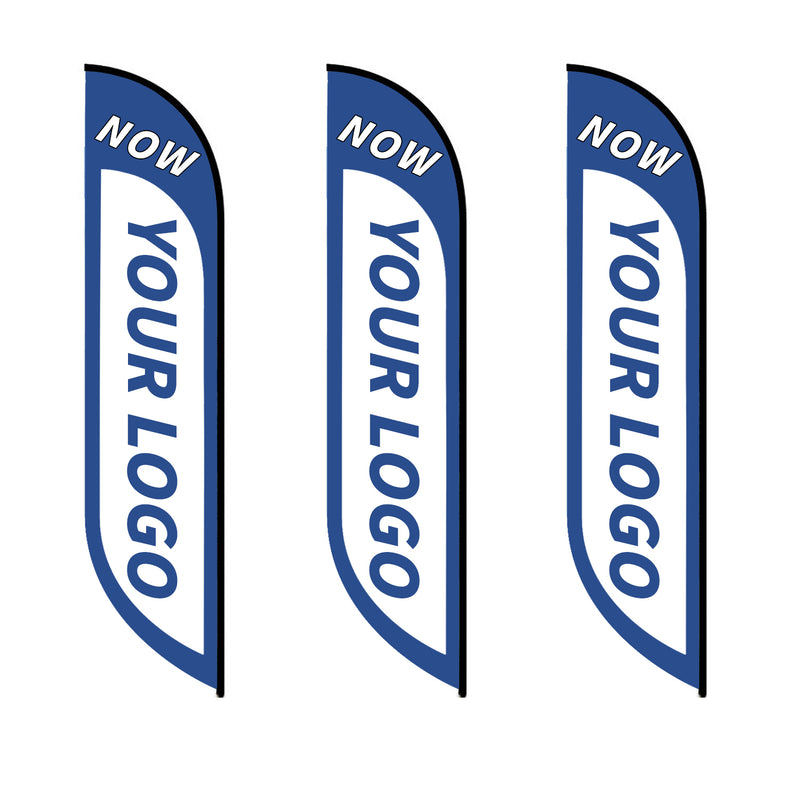 Load image into Gallery viewer, Custom Feather Flag 8FT/10FT/12FT
