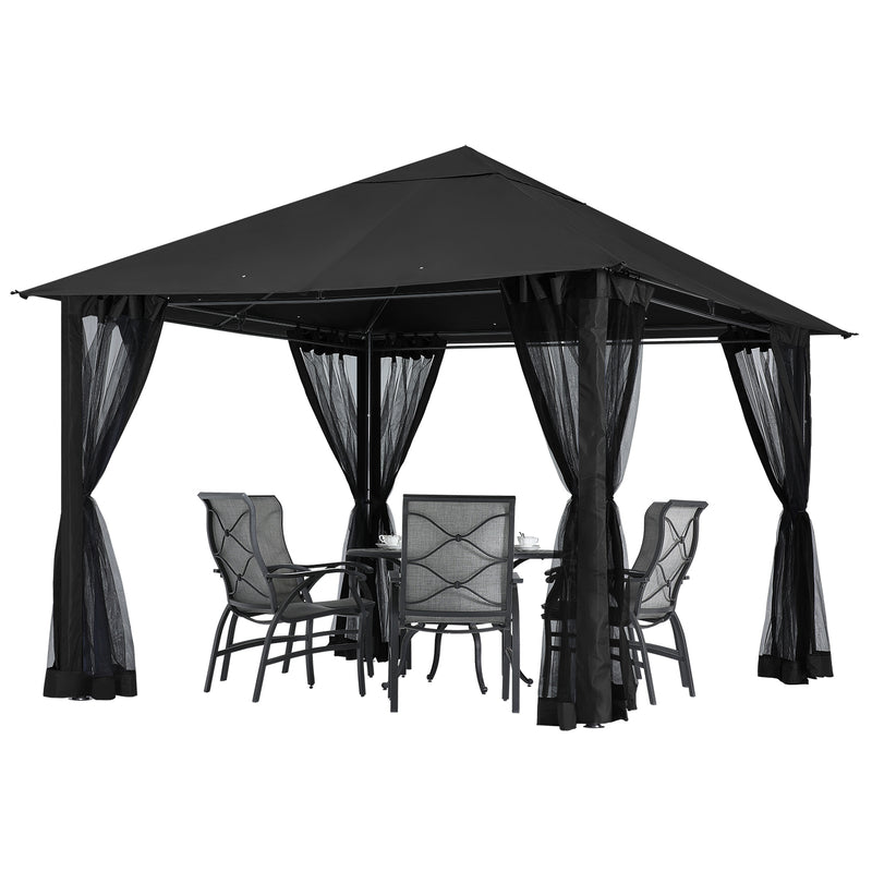 Load image into Gallery viewer, 11x11FT Outdoor Patio Gazebo Canopy with Mosquito Netting
