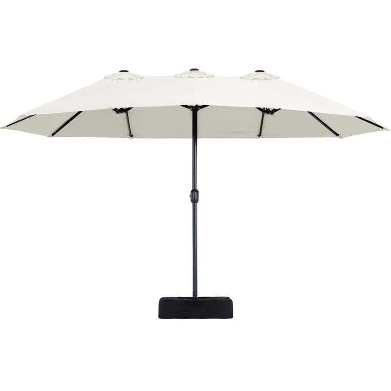 double canopy patio umbrella 15FT Patio Outdoor Umbrella Double Sided Large Umbrella