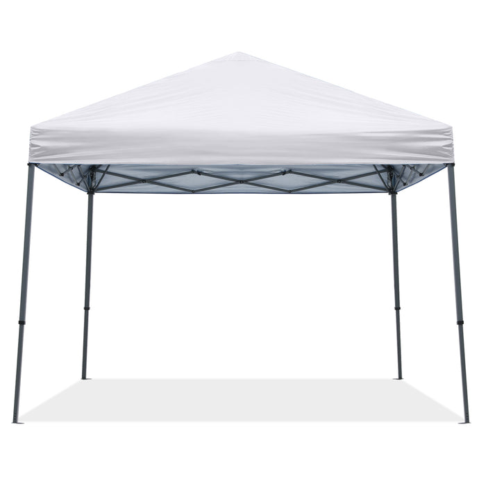 Leisure Sports Portable Pop‑up Canopy Tent with Large Base – 8x8, 10x10, 12x12