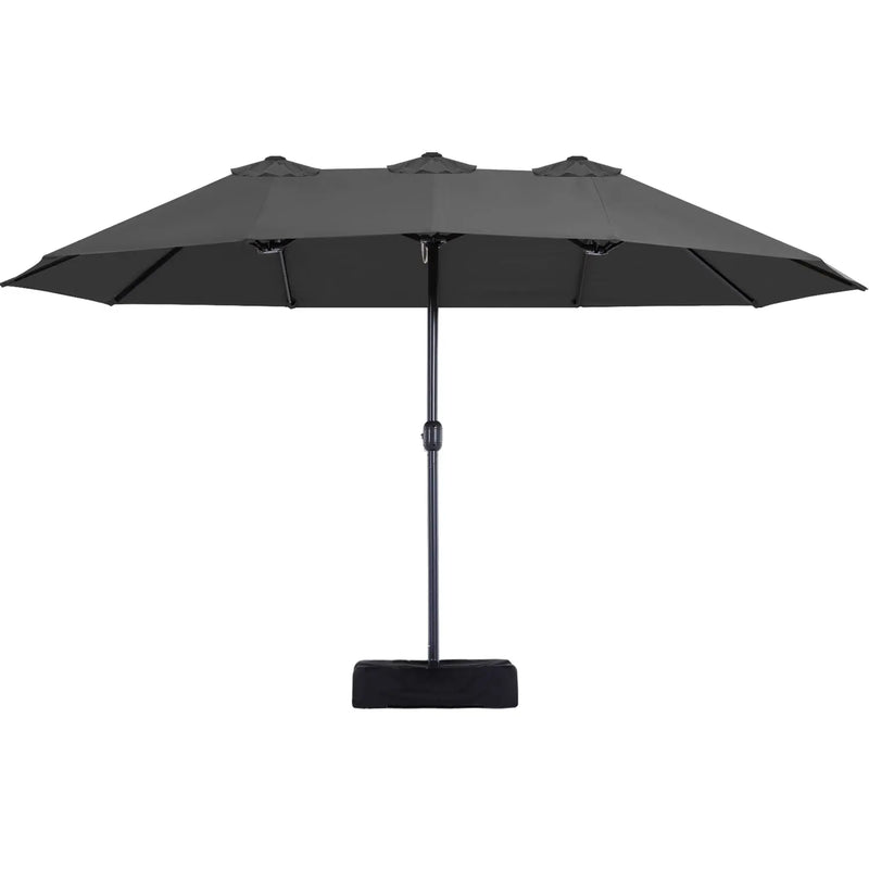 best 15 foot patio umbrella 15FT Patio Outdoor Umbrella Double Sided Large Umbrella