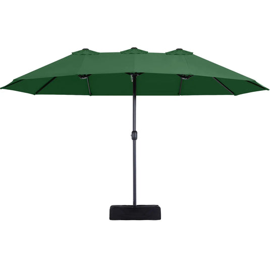 15FT Patio Outdoor Umbrella Double Sided Large Umbrella