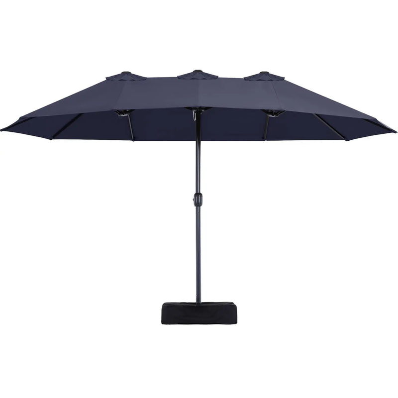 15FT Patio Outdoor Umbrella Double Sided Large Umbrella 15FT Patio Outdoor Umbrella Double Sided Large Umbrella