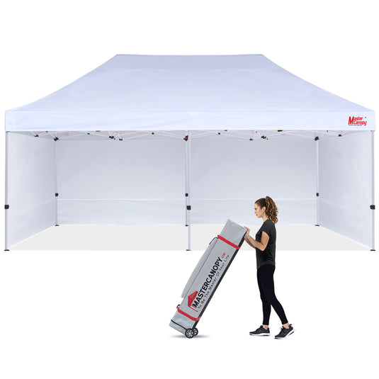 Commercial Series- 10x10/10x15/10x20 Pop-up Canopy Tent with Sidewalls