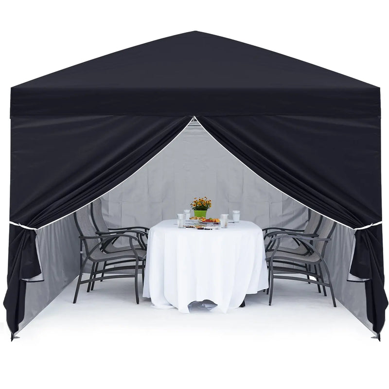 Load image into Gallery viewer, Leisure Sports 10x10 Pop Up Canopy Tent with Church Window Sidewalls-CA
