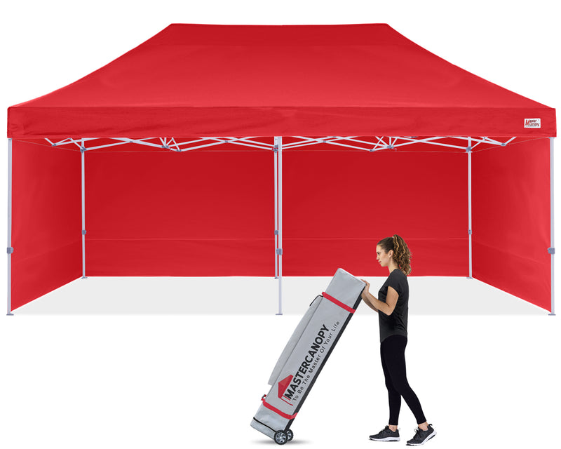 Load image into Gallery viewer, Mastercanopy Lite-30 Commercial Canopy Tent with Sidewalls - 10x10, 10x15, 10x20

