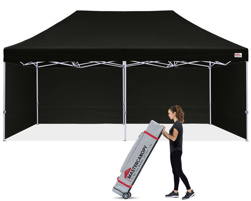 Load image into Gallery viewer, Mastercanopy Lite-30 Commercial Canopy Tent with Sidewalls - 10x10, 10x15, 10x20

