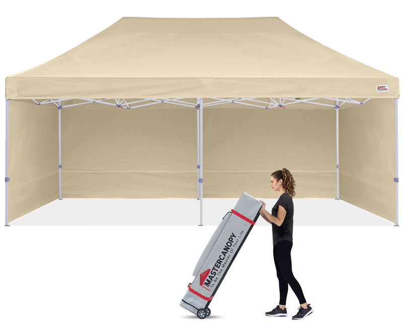 Load image into Gallery viewer, Mastercanopy Lite-30 Commercial Canopy Tent with Sidewalls - 10x10, 10x15, 10x20
