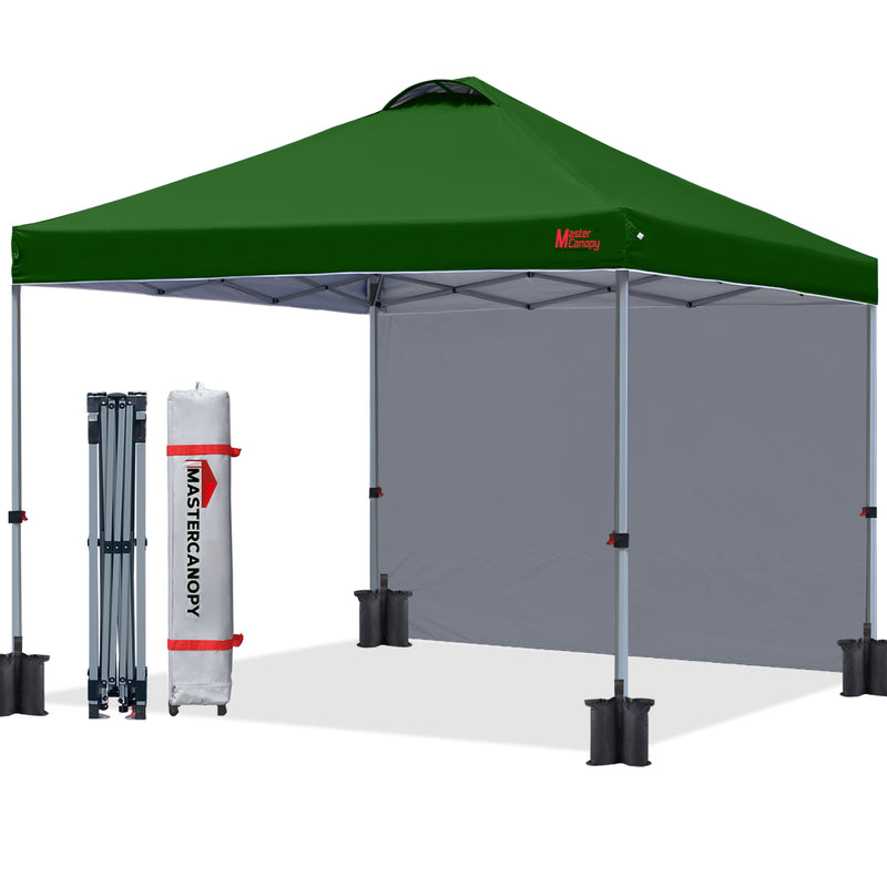 Load image into Gallery viewer, Leisure Sports Durable Pop-Up Canopy Tent with Sidewall - 8x8, 10x10
