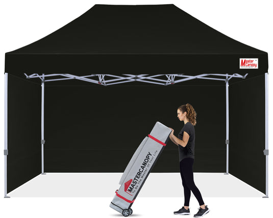 Mastercanopy Lite-30 Commercial Canopy Tent with Sidewalls - 10x10, 10x15, 10x20