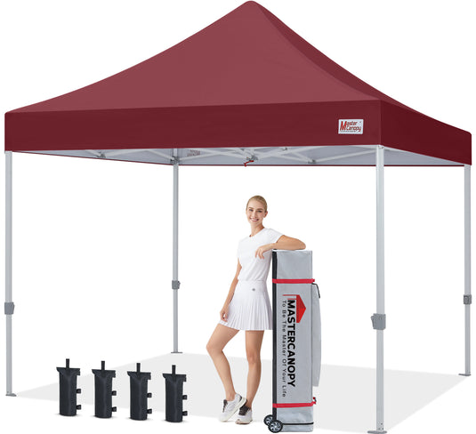Mastercanopy Lite-30 Commercial Canopy Tent Instant Shelter - 10x10, 10x15, 10x20