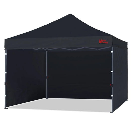 Leisure Sports- 8x8/10x10 Easy Pop-up Canopy Tent with Sidewalls-CA
