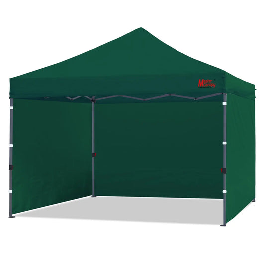 Leisure Sports- 8x8/10x10 Easy Pop-up Canopy Tent with Sidewalls-CA