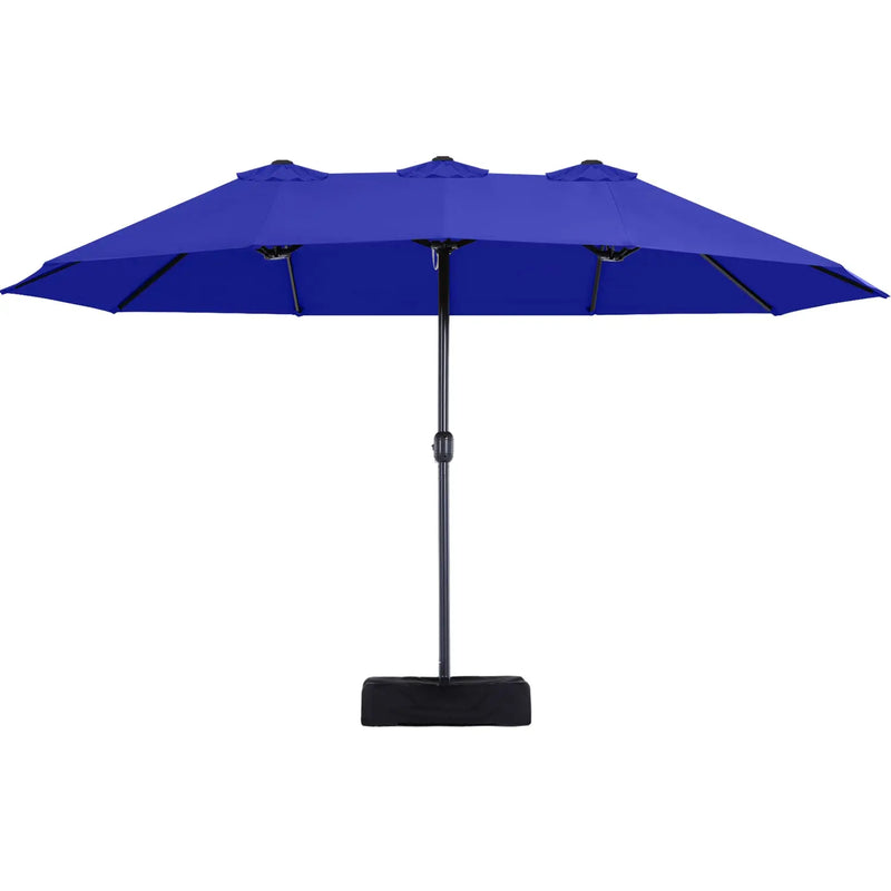 big umbrella for patio name 15FT Patio Outdoor Umbrella Double Sided Large Umbrella