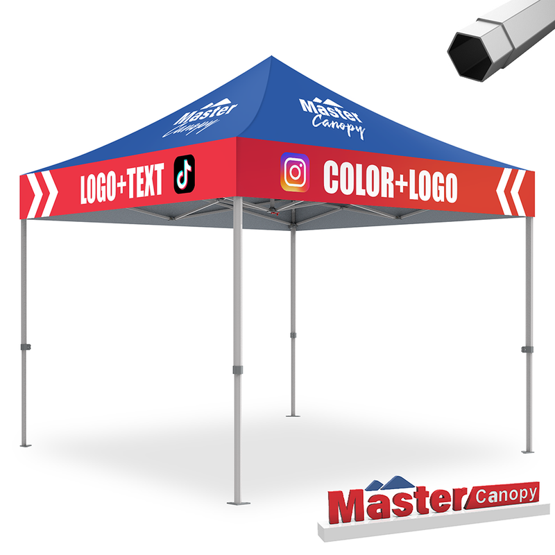 Load image into Gallery viewer, Premium+ Series Custom Canopy Tent 10x10 Heavy Duty Pop‑up Personalized
