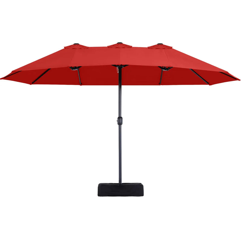 Load image into Gallery viewer, 15FT Patio Outdoor Umbrella Double Sided Large Umbrella
