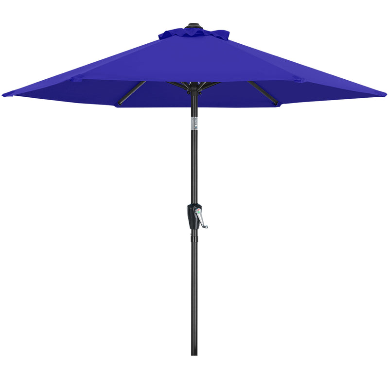 7.5 blue patio table umbrellas MASTERCANOPY 7.5FT Patio Umbrella for Outdoor Market Table 6 Ribs