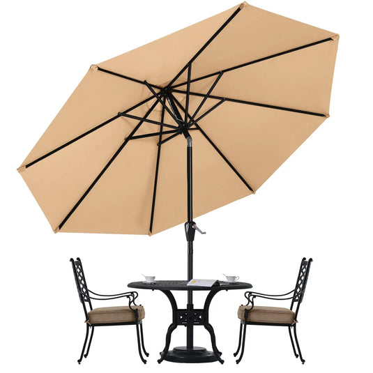 MASTERCANOPY Patio Umbrella for Outdoor Market Table 8 Ribs-CA