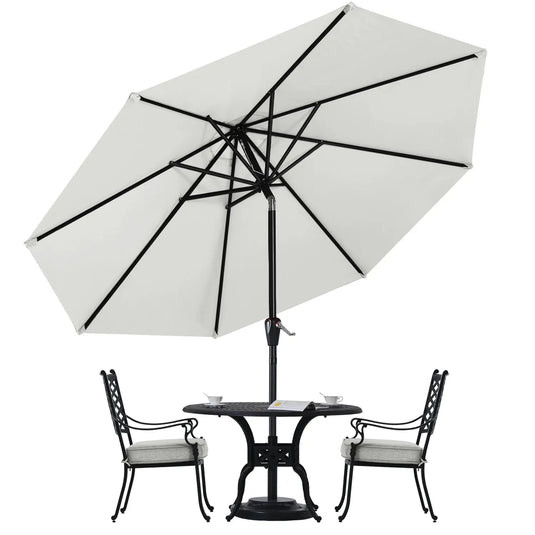 MASTERCANOPY Patio Umbrella for Outdoor Market Table 8 Ribs-CA