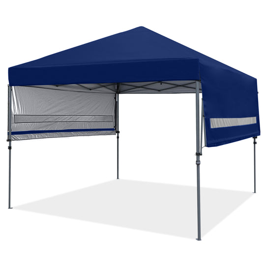 Leisure Sports 10x17 Pop-up Gazebo Canopy Tent with Double Adjustable Awnings