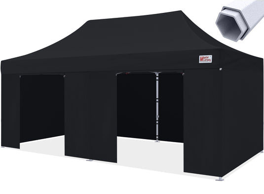 Mastercanopy Core-35 Premium Heavy Duty Instant Canopy Tent with Sidewalls - 10x10, 10x15, 10x20