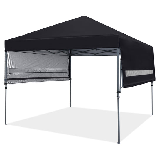 Leisure Sports 10x17 Pop-up Gazebo Canopy Tent with Double Adjustable Awnings