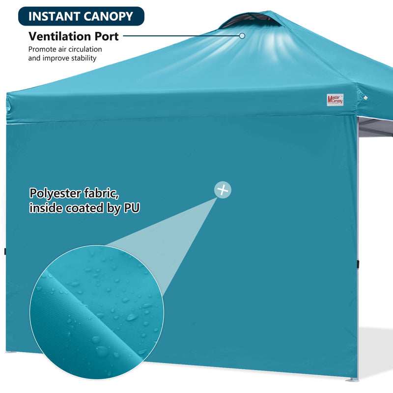 Load image into Gallery viewer, Leisure Sports Durable Pop-Up Canopy Tent with Sidewall - 8x8, 10x10
