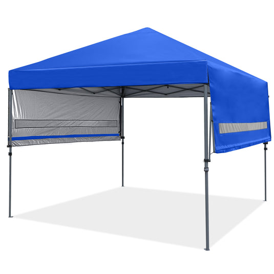 Leisure Sports 10x17 Pop-up Gazebo Canopy Tent with Double Adjustable Awnings