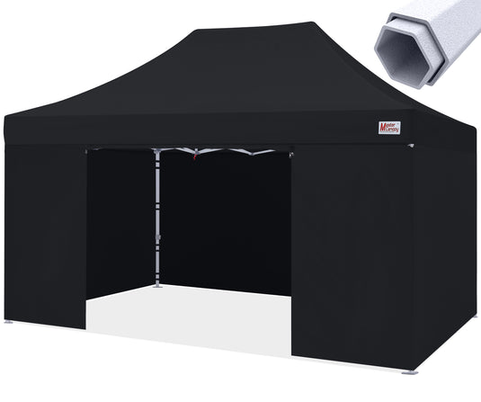 Mastercanopy Core-35 Premium Heavy Duty Instant Canopy Tent with Sidewalls - 10x10, 10x15, 10x20