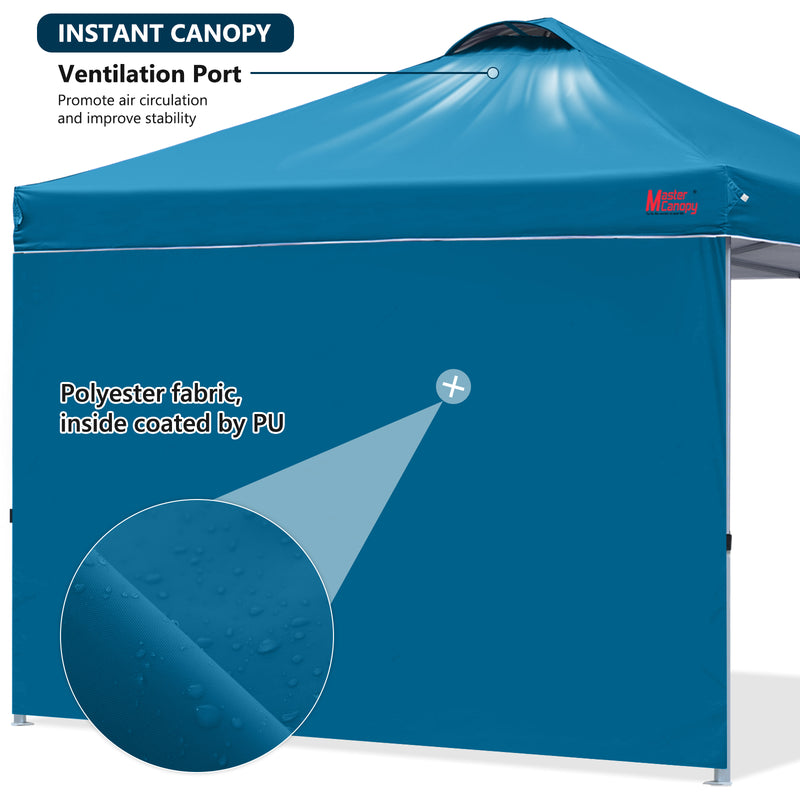 Load image into Gallery viewer, Leisure Sports Durable Pop-Up Canopy Tent with Sidewall - 8x8, 10x10
