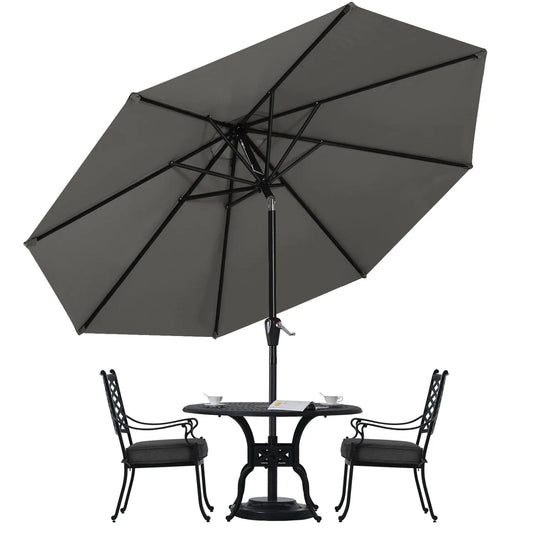 MASTERCANOPY Patio Umbrella for Outdoor Market Table 8 Ribs-CA