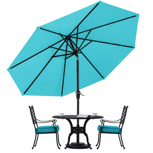 MASTERCANOPY Patio Umbrella for Outdoor Market Table 8 Ribs-CA