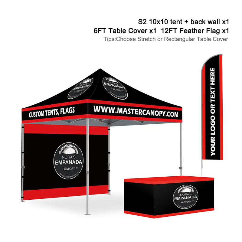 Load image into Gallery viewer, Premium+ Series Custom Canopy Tent 10x10 Full Case Vision Super Value Package

